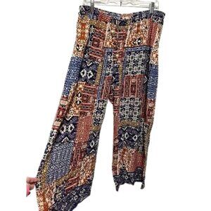 Christian Siriano Women's 100% Rayon Pants Wide Leg Pull-on Pants size‎ 2X